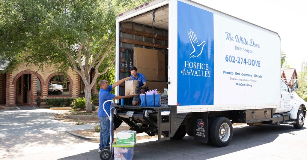 dove hospice shop donation drop off centre