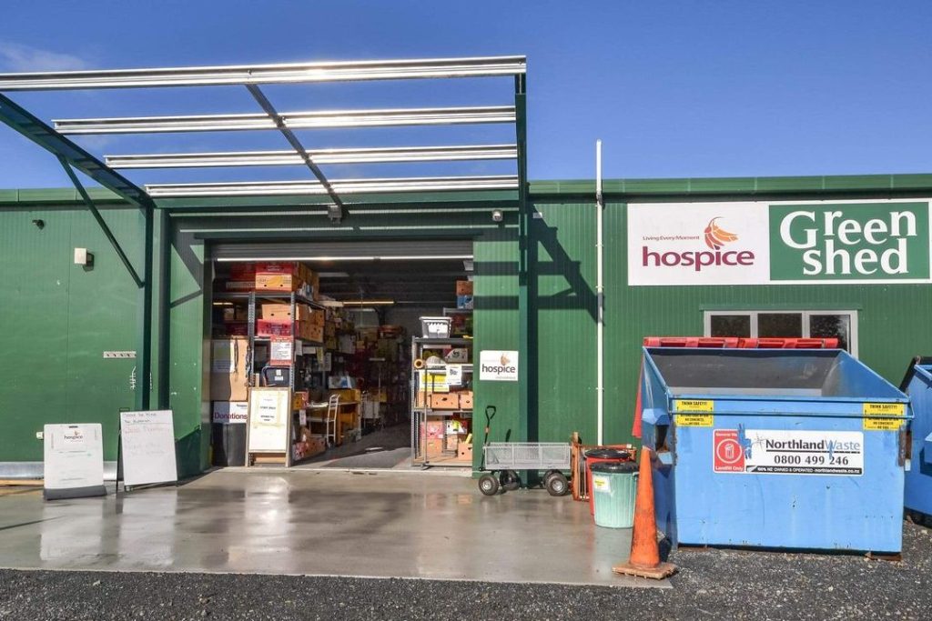 hospice mid northland donations processing centre the green shed